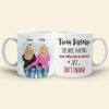 Twin Sisters, Gift For Siblings, Personalized Mug, Twin Siblings Mug Twin Sisters, Gift For Siblings, Personalized Mug, Twin Siblings Mug