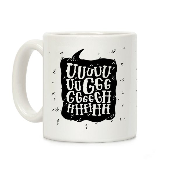 Ugh Speech Bubble Coffee Mug Ugh Speech Bubble Coffee Mug