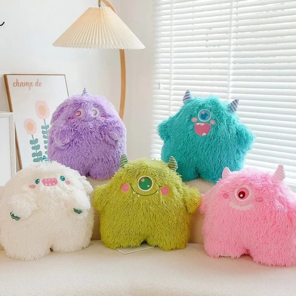 Ugly Cute Green Little Monster Plush Toy - Adorable Sleep Pillow Gift Ugly Cute Green Little Monster Plush Toy - Adorable Sleep Pillow Gift