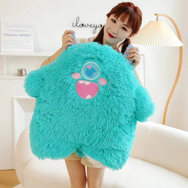 Ugly Cute Green Little Monster Plush Toy - Adorable Sleep Pillow Gift Ugly Cute Green Little Monster Plush Toy - Adorable Sleep Pillow Gift