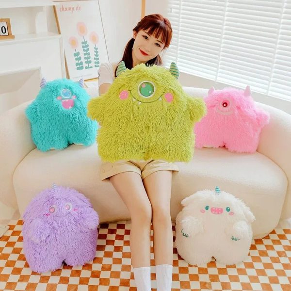 Ugly Cute Green Little Monster Plush Toy - Adorable Sleep Pillow Gift Ugly Cute Green Little Monster Plush Toy - Adorable Sleep Pillow Gift
