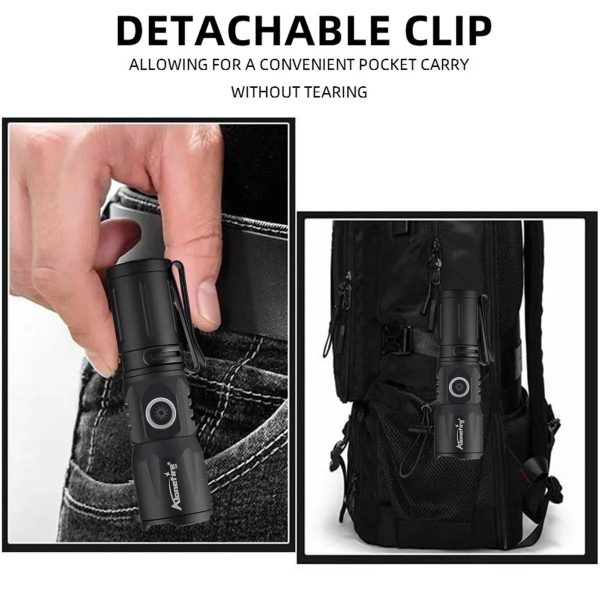 Ultra Bright Usb Telescopic Zoom Flashlight Ultra Bright Usb Telescopic Zoom Flashlight