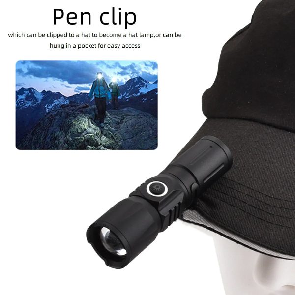 Ultra Bright Usb Telescopic Zoom Flashlight Ultra Bright Usb Telescopic Zoom Flashlight