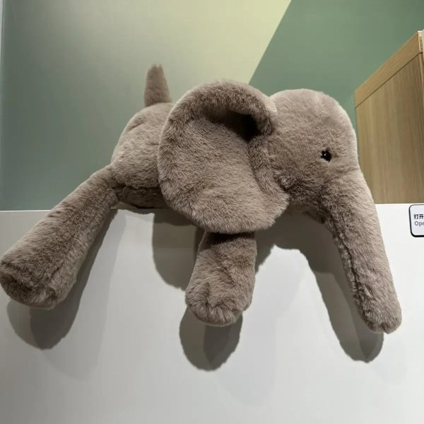 Ultra Soft Grey Elephant Plush with Flappy Ears Ultra Soft Grey Elephant Plush with Flappy Ears
