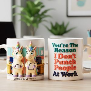 Unicorn Coworker Coffee Mug - Personalized Gifts For Coworker 02nata221225