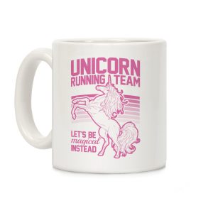 Unicorn Running Team Coffee Mug