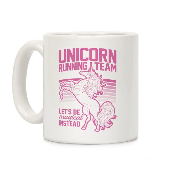 Unicorn Running Team Coffee Mug Unicorn Running Team Coffee Mug