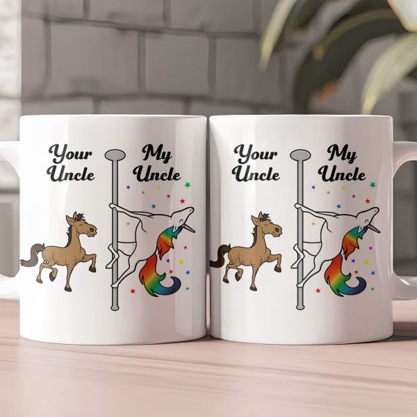 Unicorn Uncle Aunt Funny Gift - Personalized Mug Unicorn Uncle Aunt Funny Gift - Personalized Mug