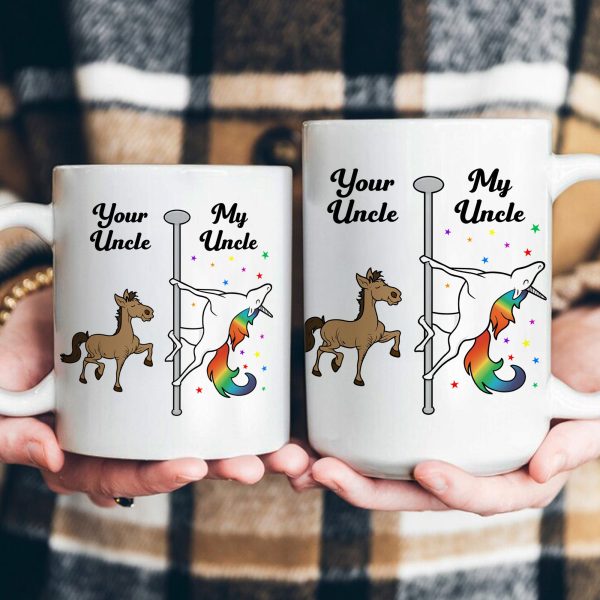 Unicorn Uncle Aunt Funny Gift - Personalized Mug Unicorn Uncle Aunt Funny Gift - Personalized Mug