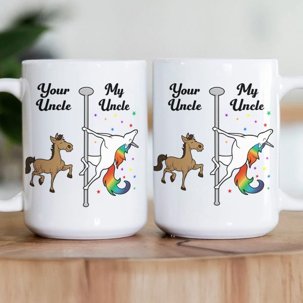 Unicorn Uncle Aunt Funny Gift - Personalized Mug Unicorn Uncle Aunt Funny Gift - Personalized Mug