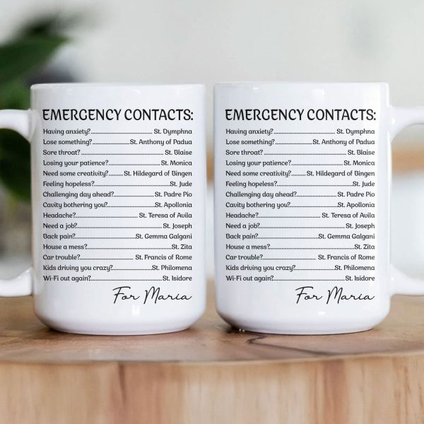 Unique Catholic Confirmation Gifts - Personalized Mug Unique Catholic Confirmation Gifts - Personalized Mug
