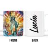 United In Liberty And Justice Statue Of Liberty Design - Personalized Custom Coffee Mug - FAM239_MG United In Liberty And Justice Statue Of Liberty Design - Personalized Custom Coffee Mug - FAM239_MG