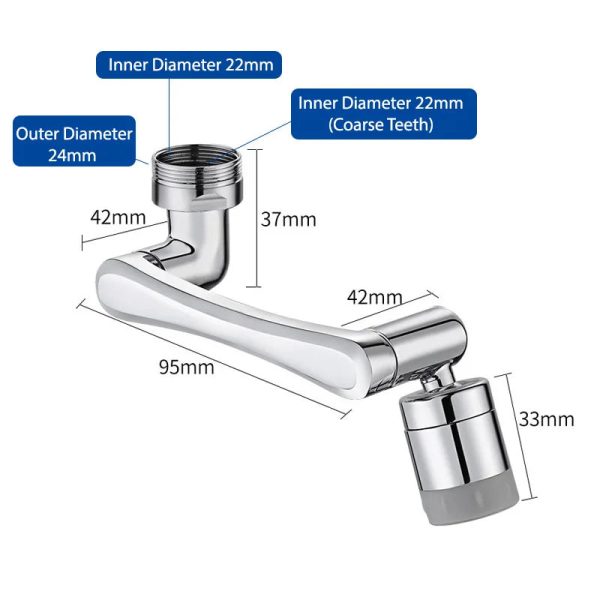 Universal 1080 Rotation Faucet Universal 1080 Rotation Faucet
