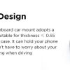 Universal Dashboard Car Phone Holder 360 Rotation Anti-Slip