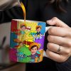 Unleash Your Inner Hero With Vibrant Comic Book Explosions - Personalized Custom Coffee Mug - KID020_MG Unleash Your Inner Hero With Vibrant Comic Book Explosions - Personalized Custom Coffee Mug - KID020_MG