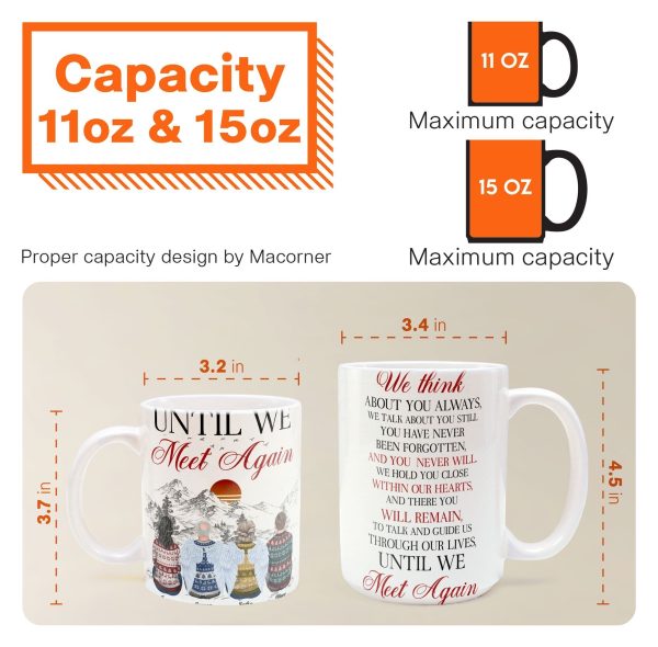 Until We Meet Again Memorial Gift - Personalized Mug Until We Meet Again Memorial Gift - Personalized Mug