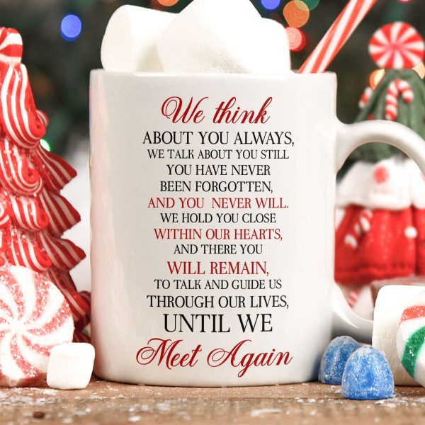 Until We Meet Again Memorial Gift - Personalized Mug Until We Meet Again Memorial Gift - Personalized Mug