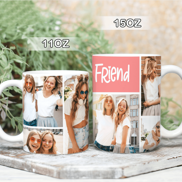 Upload Image Bestie Coffee Mug, Best Friend Gift HN590 Upload Image Bestie Coffee Mug, Best Friend Gift HN590