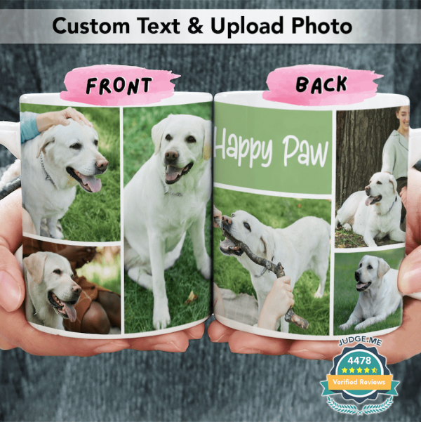 Upload Image Dog Coffee Mug, Best Friend Gift HN590 Upload Image Dog Coffee Mug, Best Friend Gift HN590