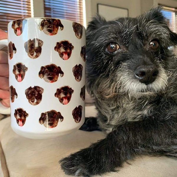 Upload Image Portrait Coffee Mug For Dog Cat, T368 HN590 Upload Image Portrait Coffee Mug For Dog Cat, T368 HN590