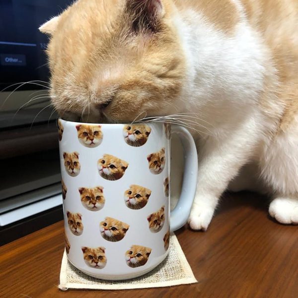 Upload Image Portrait Coffee Mug For Dog Cat, T368 HN590 Upload Image Portrait Coffee Mug For Dog Cat, T368 HN590