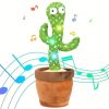 USB Electric Singing & Dancing Cactus Plush Toy - Fun Decompression Buddy USB Electric Singing & Dancing Cactus Plush Toy - Fun Decompression Buddy