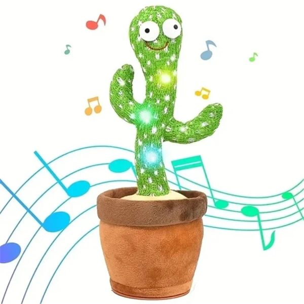 USB Electric Singing & Dancing Cactus Plush Toy - Fun Decompression Buddy USB Electric Singing & Dancing Cactus Plush Toy - Fun Decompression Buddy