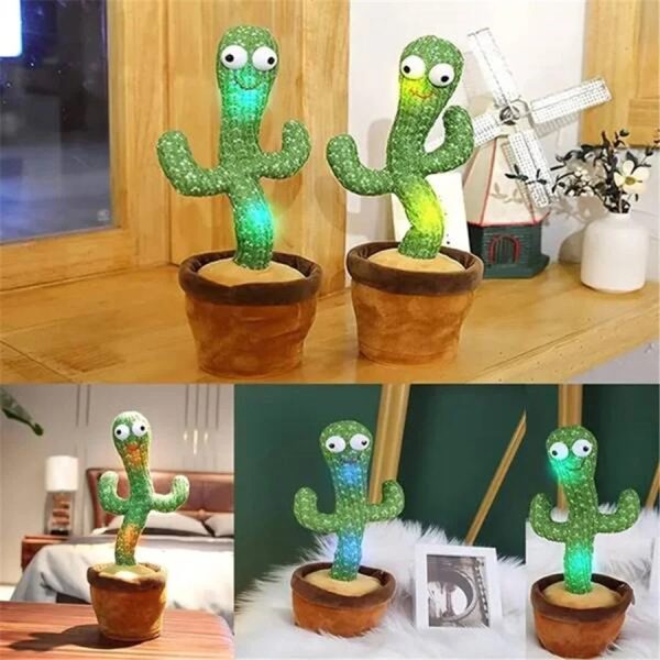 USB Electric Singing & Dancing Cactus Plush Toy - Fun Decompression Buddy USB Electric Singing & Dancing Cactus Plush Toy - Fun Decompression Buddy