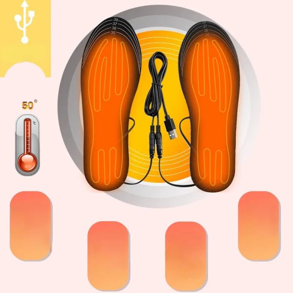 Usb Rechargeable Heated Insoles