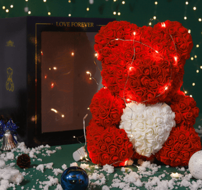 Valentine Foam Forever Rose Teddy Bear Valentine Foam Forever Rose Teddy Bear