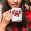 Valentine Nurse Coquette Bow Personalized Mug, Cupid Favorite Nurse Gift with Custom Name Valentine Nurse Coquette Bow Personalized Mug, Cupid Favorite Nurse Gift with Custom Name