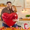 Valentine Small Plush Bear with Heart Soft Stuffed Toy Valentine Small Plush Bear with Heart Soft Stuffed Toy