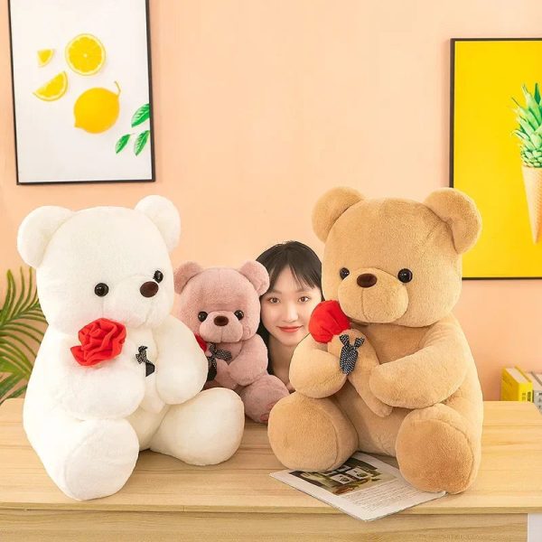 Valentine's Day Plush Teddy Bear - Adorable 25-55CM Gift for Girls Valentine's Day Plush Teddy Bear - Adorable 25-55CM Gift for Girls