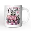 Valentines Snarky Racoon Personalized Mug, Not Today Cupid, Sarcastic Funny Racoon Lover Gift With Custom Name Valentines Snarky Racoon Personalized Mug, Not Today Cupid, Sarcastic Funny Racoon Lover Gift With Custom Name