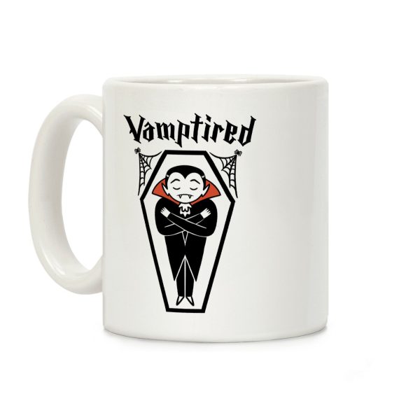 Vamptired Tired Vampire Coffee Mug Vamptired Tired Vampire Coffee Mug