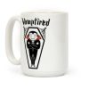 Vamptired Tired Vampire Coffee Mug Vamptired Tired Vampire Coffee Mug