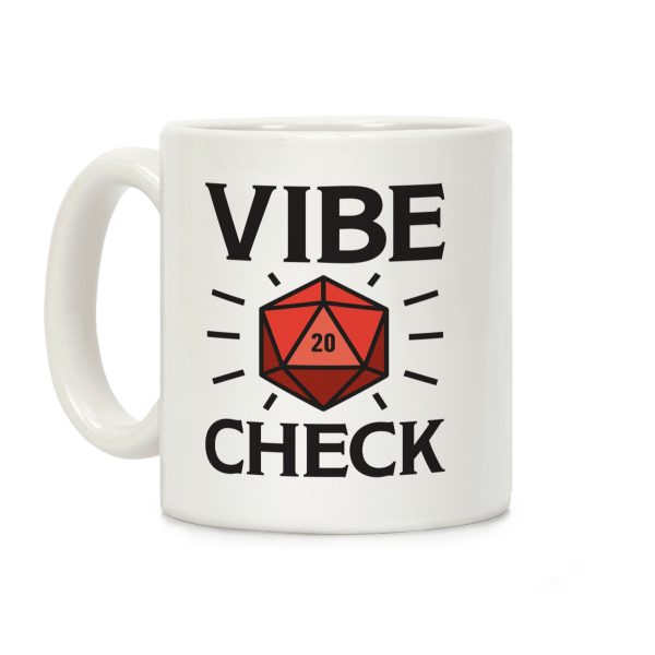 Vibe Check D20 Coffee Mug Vibe Check D20 Coffee Mug