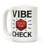 Vibe Check D20 Coffee Mug Vibe Check D20 Coffee Mug