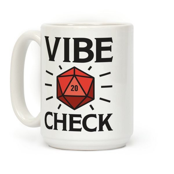Vibe Check D20 Coffee Mug Vibe Check D20 Coffee Mug