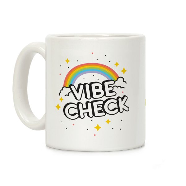 Vibe Check Rainbow Coffee Mug Vibe Check Rainbow Coffee Mug