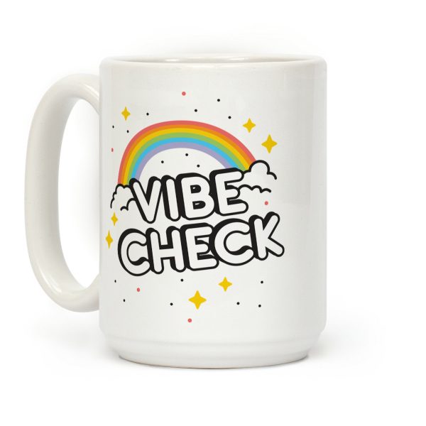 Vibe Check Rainbow Coffee Mug Vibe Check Rainbow Coffee Mug