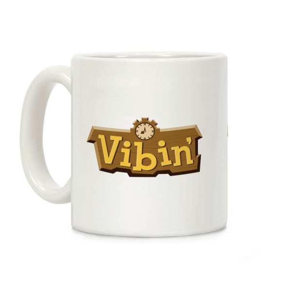 Vibin' Animal Crossing Parody Coffee Mug Vibin' Animal Crossing Parody Coffee Mug
