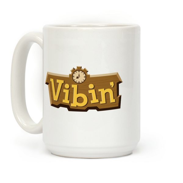 Vibin' Animal Crossing Parody Coffee Mug Vibin' Animal Crossing Parody Coffee Mug