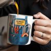 Vibrant Tool Belt Design - Personalized Custom Coffee Mug - JBS005_MG