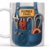 Vibrant Tool Belt Design - Personalized Custom Coffee Mug - JBS005_MG