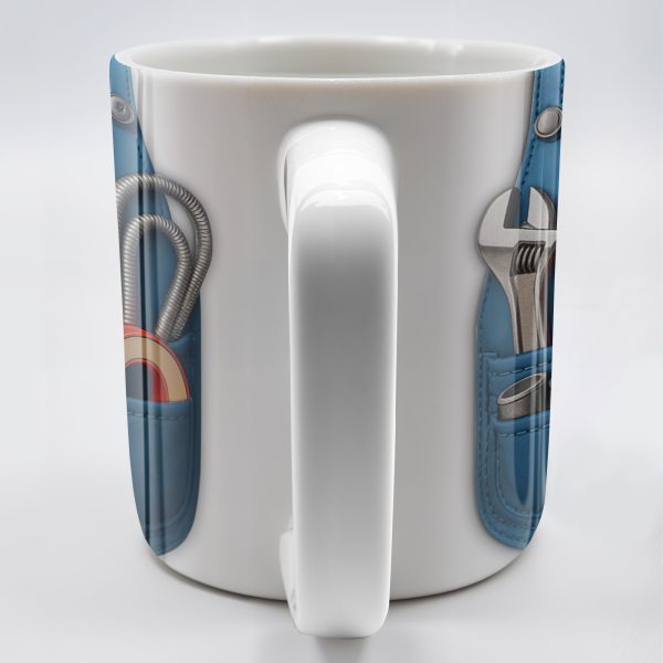 Vibrant Tool Belt Design - Personalized Custom Coffee Mug - JBS005_MG