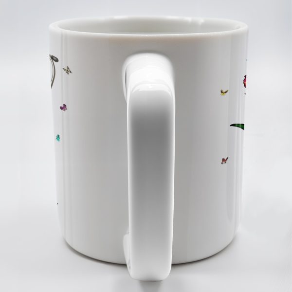 Vibrant Tulip And Stethoscope Design, Beautiful Butterflies - Personalized Custom Coffee Mug - NUR006_MG Vibrant Tulip And Stethoscope Design, Beautiful Butterflies - Personalized Custom Coffee Mug - NUR006_MG