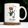 Vibrant Tulip And Stethoscope Design, Beautiful Butterflies - Personalized Custom Coffee Mug - NUR006_MG Vibrant Tulip And Stethoscope Design, Beautiful Butterflies - Personalized Custom Coffee Mug - NUR006_MG