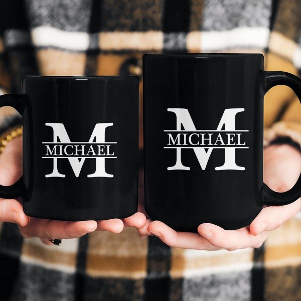 Vintage Monogram - Coworker Gifts - Personalized Mug Vintage Monogram - Coworker Gifts - Personalized Mug