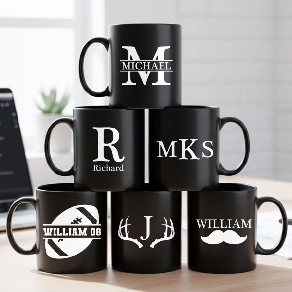 Vintage Monogram - Coworker Gifts - Personalized Mug Vintage Monogram - Coworker Gifts - Personalized Mug